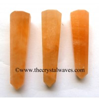 Orange Selenite 2" to 3" Pencil 6 to 8 Facets